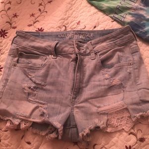 AEO hi rise shorts!
